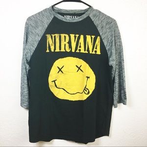 Nirvana Baseball Graphic Tee